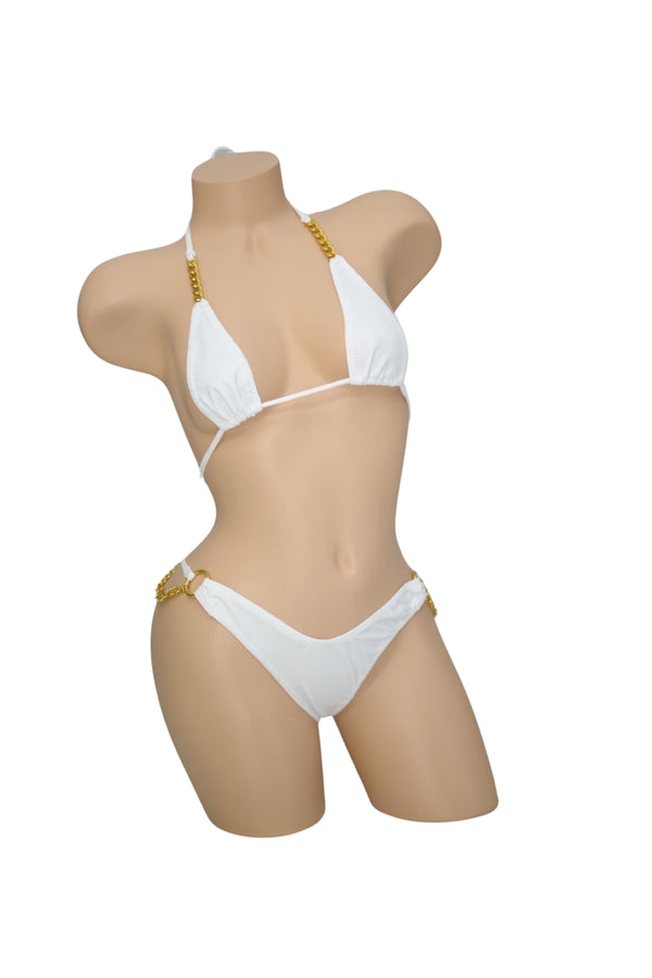 Celestial Elegance by Haus of Prima: Micro Chain Detail Bikini Top