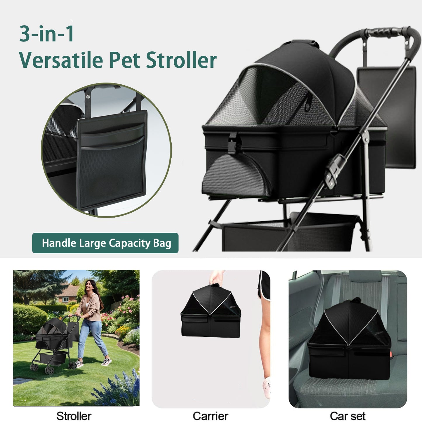 Luxury Pet Stroller
