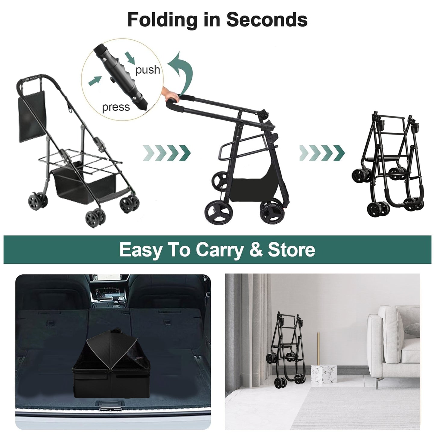 Luxury Pet Stroller