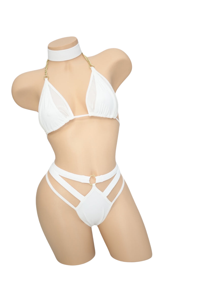 Daring Allure by Haus of Prima: Multiple Strap Thong Bikini Bottoms