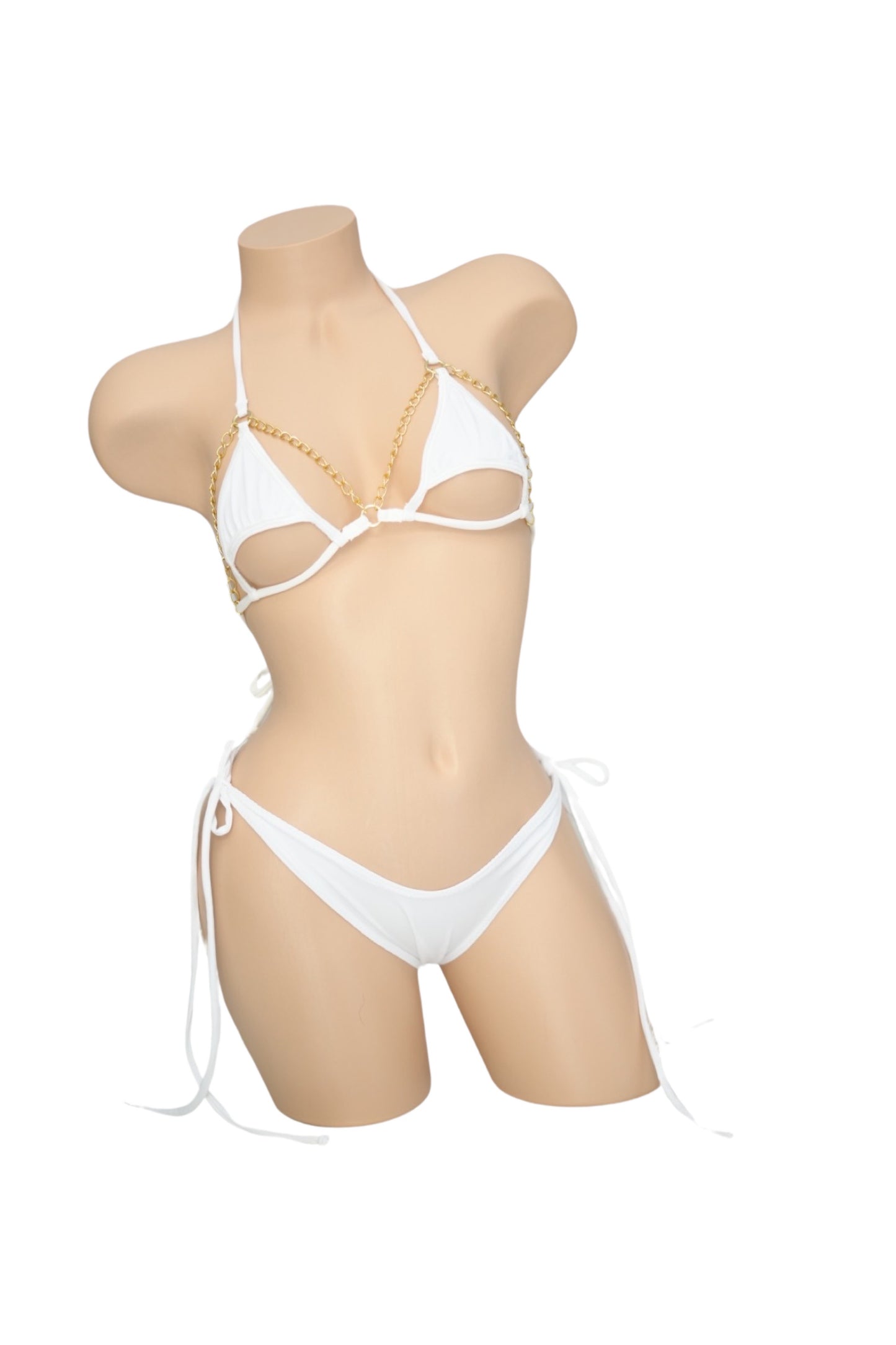 Sun-Kissed Bliss by Haus of Prima: Scrunch Back String Tie Bikini Bottoms