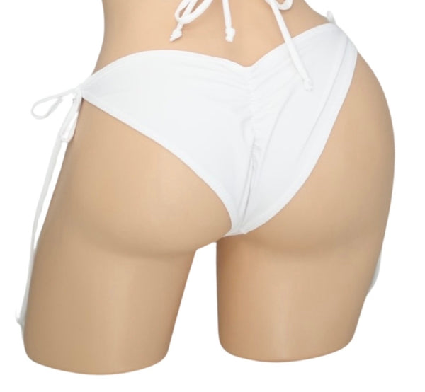 Sun-Kissed Bliss by Haus of Prima: Scrunch Back String Tie Bikini Bottoms