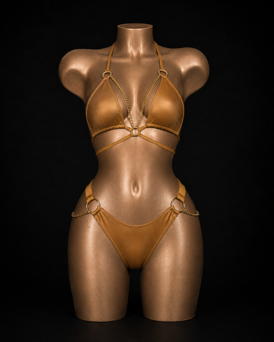 Mustard Sand Chain Set