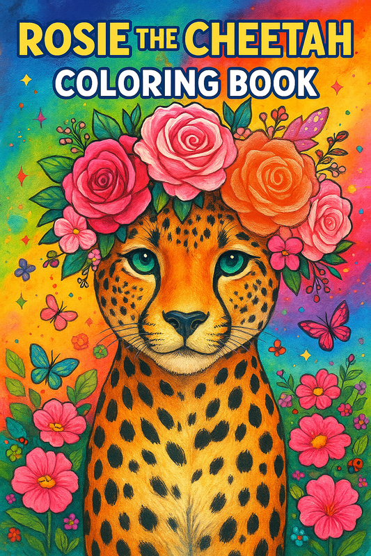 Rosie The Cheetah Coloring Book