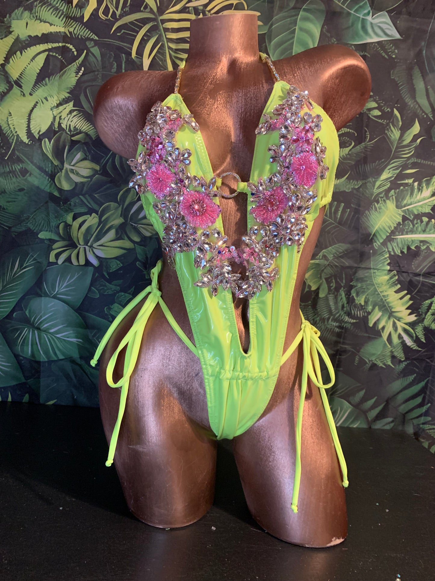Neon Dream Crystal Monokini