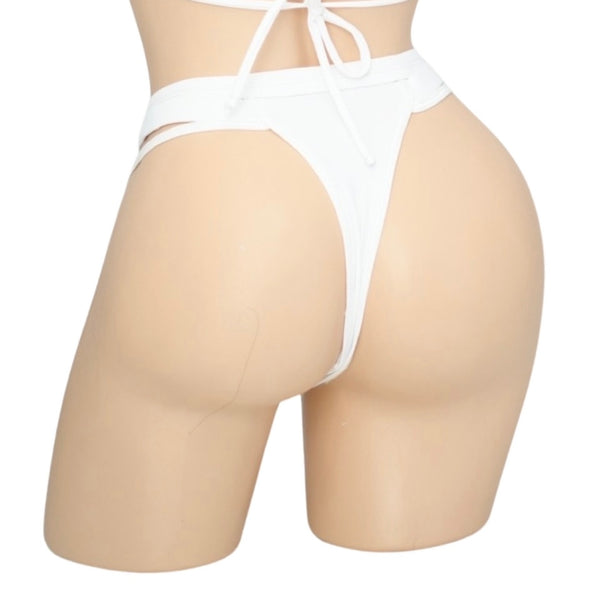 Daring Allure by Haus of Prima: Multiple Strap Thong Bikini Bottoms