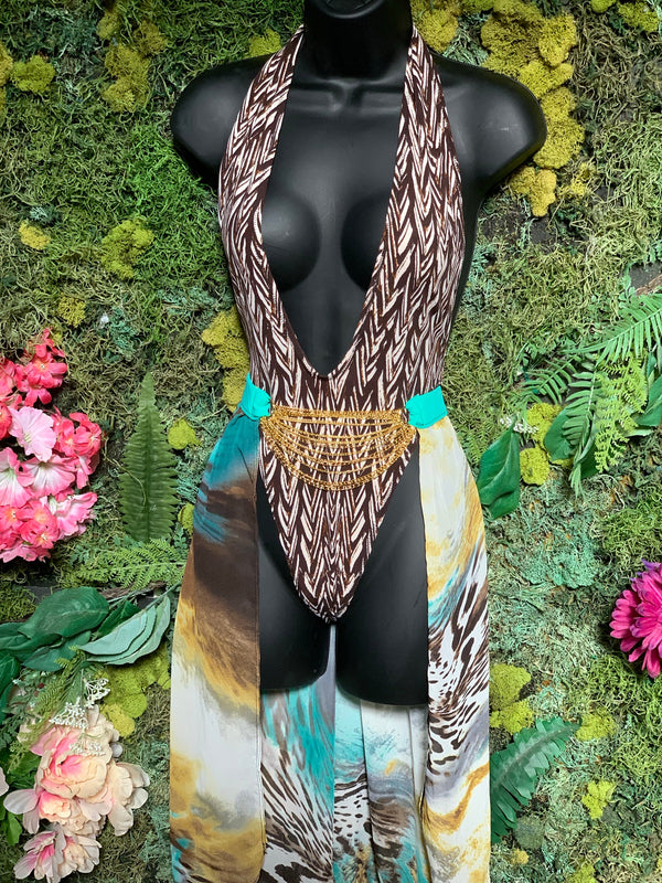 Animal Abstract Monokini