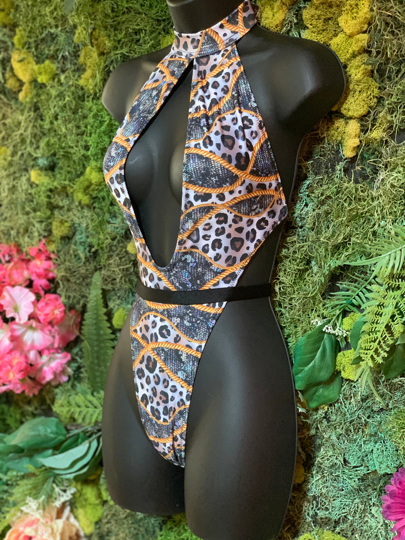 Glam Animal Rope Monokini